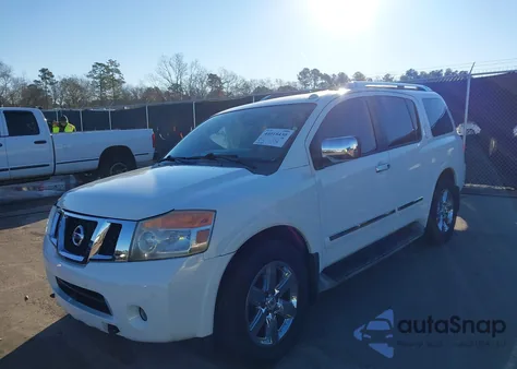 2012 Nissan Armada Platinum from USA, damaged, VIN 5N1BA0NF8CN614137